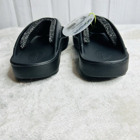 OOFOS Unisex OOriginal Thong Lightweight Regular Sandal Black Sz M9 W11 main image 7